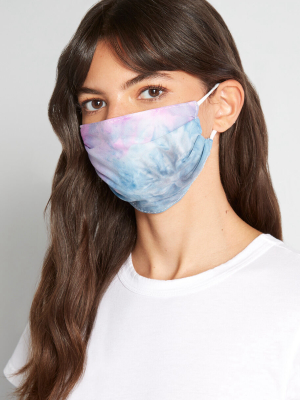 Tranquil Tie-dye Face Mask