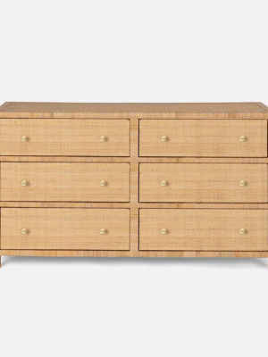 Isla Dresser Natural Rattan 60"