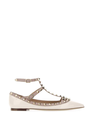 Valentino Garavani Rockstud Caged Ballet Flats