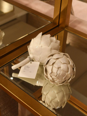 Artichoke Porcelain Figure