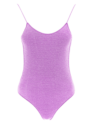 Oséree Maillot Lurex One-piece Swimsuit