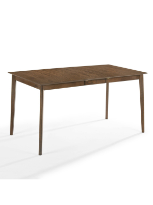 Salerno Apartment Size Extension Dining Table Walnut - Poly & Bark