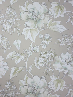 Benington Wallpaper In Tan From The Woodsford Collection By Nina Campbell