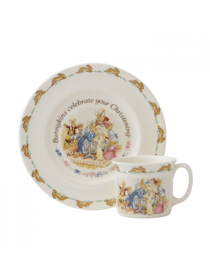 Bunnykins Christening Nurseryware 2-piece Set