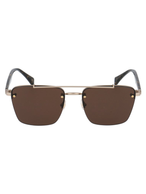 Yohji Yamamoto Rimless Square Sunglasses