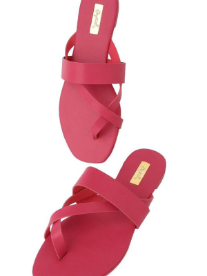 Hazy52 Fuchsia Pu Women's Sandal