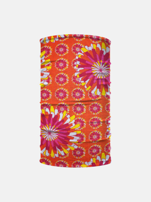 Orange Daisies Neck Gaiter