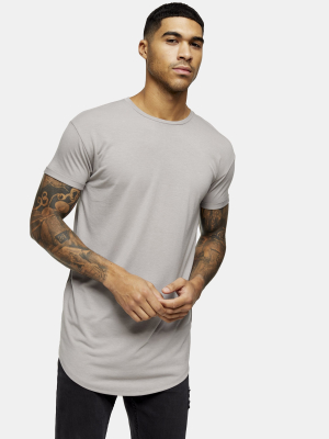 Light Grey Longline T-shirt