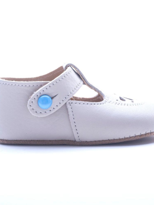 Britannical X Early Days - Robin Pre-walker Baby Shoes - Ivory