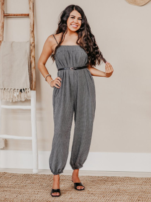 Abbey Gingham Jumpsuit