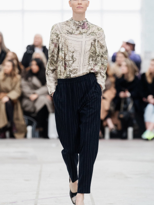 Beaune Printed Twill Top