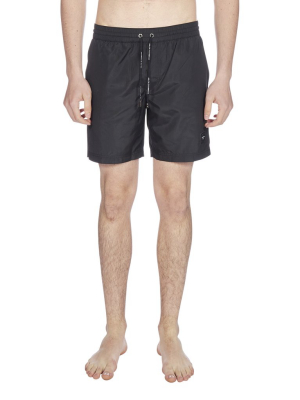 Dolce & Gabbana Logo Patch Swim Shorts