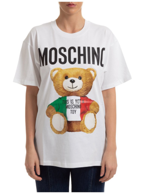 Moschino Teddy Bear Logo Print T-shirt