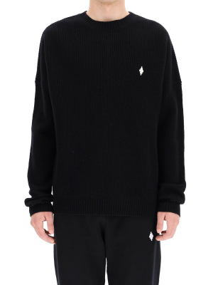 Marcelo Burlon County Of Milan Ribbed Knit Jumper