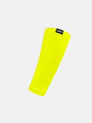 Hue Yellow Lemon Forearm Compression Sleeve