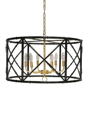 Zia Chandelier Black