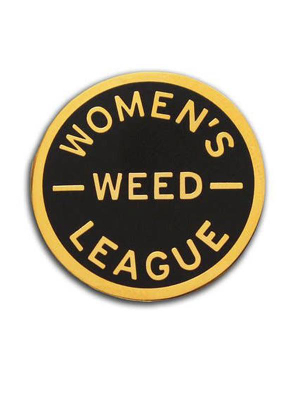 Women's Weed League Enamel Pin