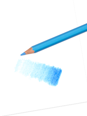 Pastel Hues Colored Pencils - Set Of 24