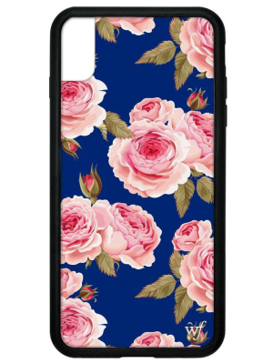 Floral Iphone Xs Max Case | Navy
