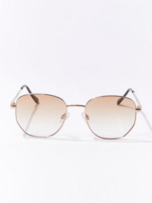 Gradient Round Sunglasses