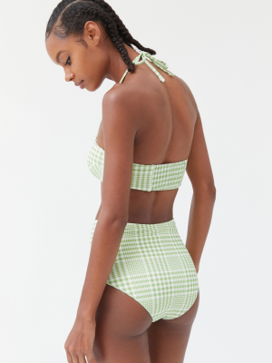 Out From Under Printed Jaime High-waisted Bikini Bottom