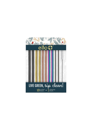 Ello 8pk Cocktail Straws