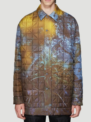 Oamc Printed Quilted Coat