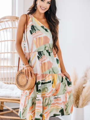 Love Follows Sage Green Midi Dress