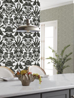 Botanical Damask Wallpaper