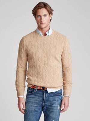 Cable-knit Cashmere Sweater