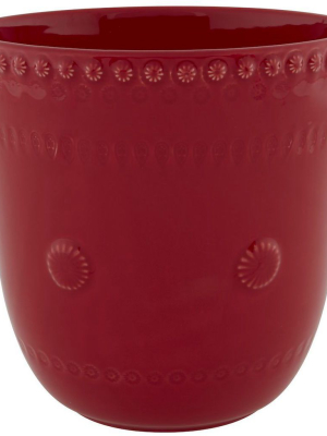 Bordallo Pinheiro Fantasy 8" Red Vase