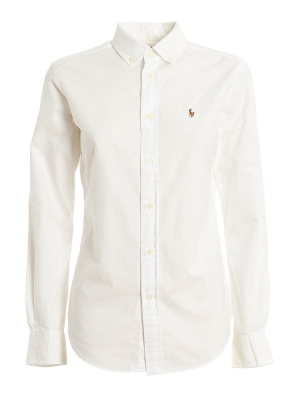 Polo Ralph Lauren Logo Embroidered Long-sleeve Shirt