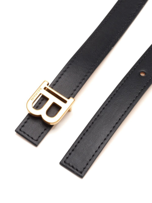 Balmain Logo Buckle Belt