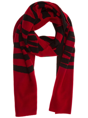 Moschino Logo Intarsia Scarf