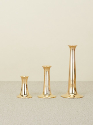 Simple Candlesticks - Brass