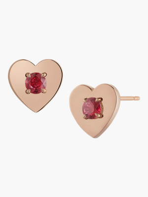 Heart Stud Earrings