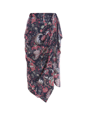 Isabel Marant Draped Midi Skirt