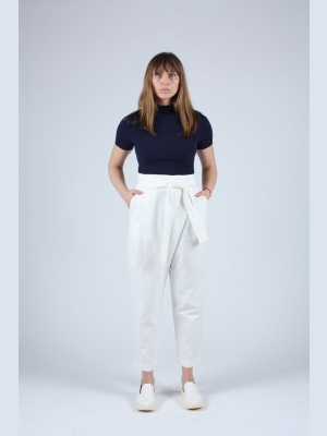 Isa Wrap Pant Cream