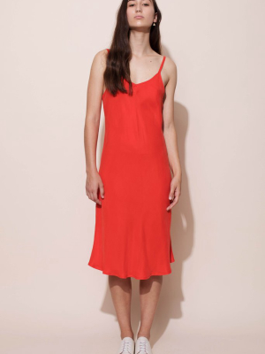 Slip Dress - Red