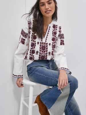 Agatha Embroidered Blouse