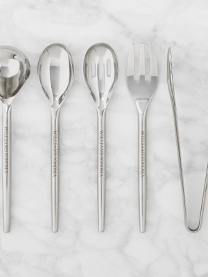 Williams Sonoma Stainless Steel Serving Utensils, Set Of 5