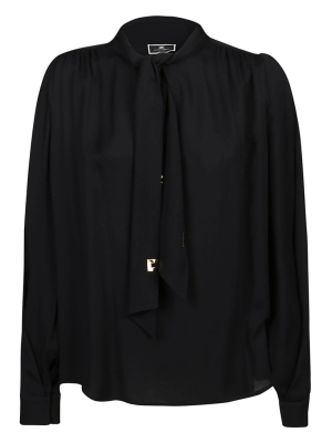 Elisabetta Franchi Pussybow Shirt