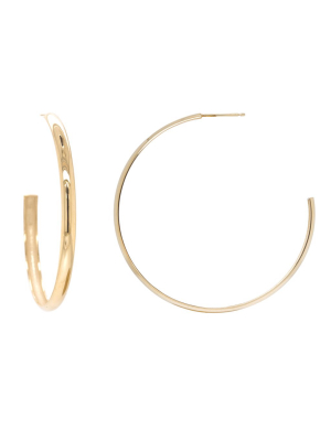 14k Xl Chubby Hoops