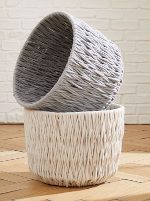 Rope Weave Large Storage Basket