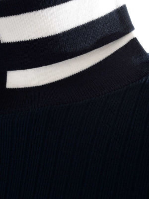 Thom Browne Stripe Detailed Turtleneck Sweater