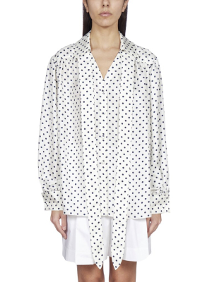 Lanvin Polka-dot Print Blouse