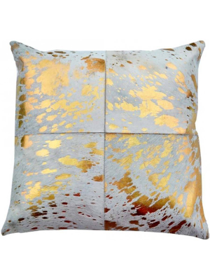 Cloud 9 Canaan Gold Hair On Hide Pillow