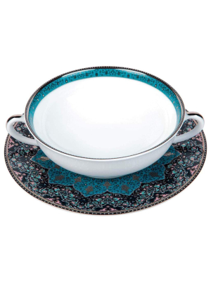 Deshoulieres Dhara Peacock Cream Soup Cup