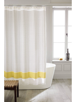 Dyed Shower Curtain Stripe Summer Wheat - Project 62™