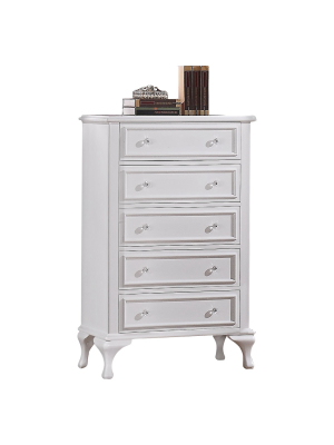 Isabella Youth 5-drawer Chest White - Picket House Furnishings